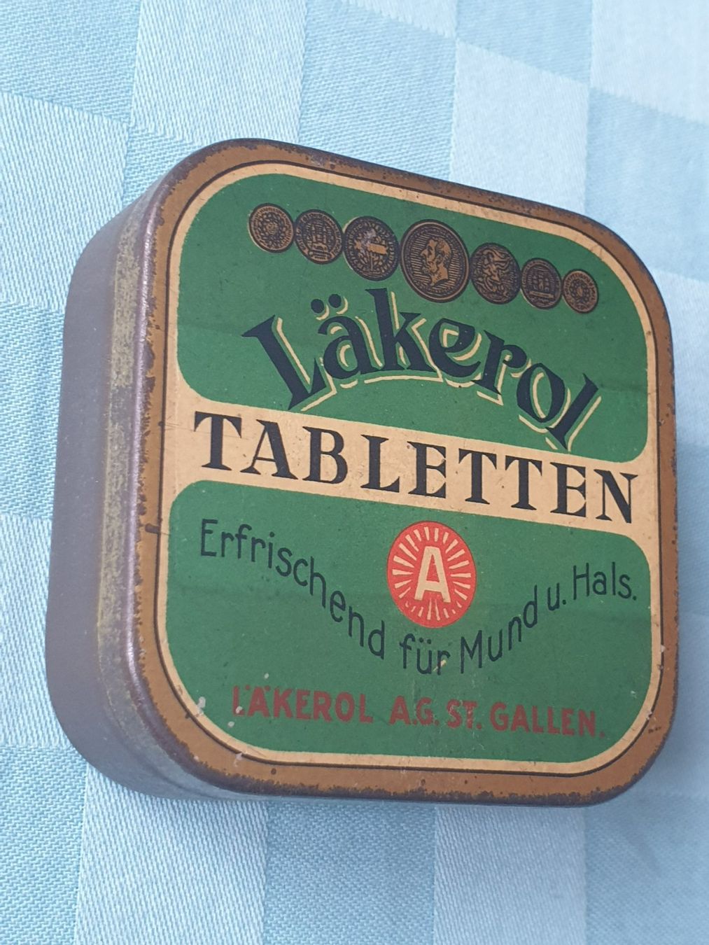 Dosen: alte Blech Dose Läkerol TABLETTEN ST.GALLEN – Gebraucht aus Mörschwil von spirspi 4