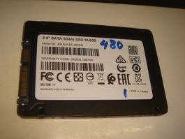 1 stück 480gb ssd. Adata. Wenig stunden. Siehe Details