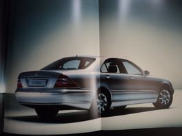 Prospekt Hardcover Buch Mercedes-Benz S-Klasse 1999