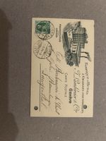 Seltene Firmenkarte 1909: Genf -> Brauerei Langenthal