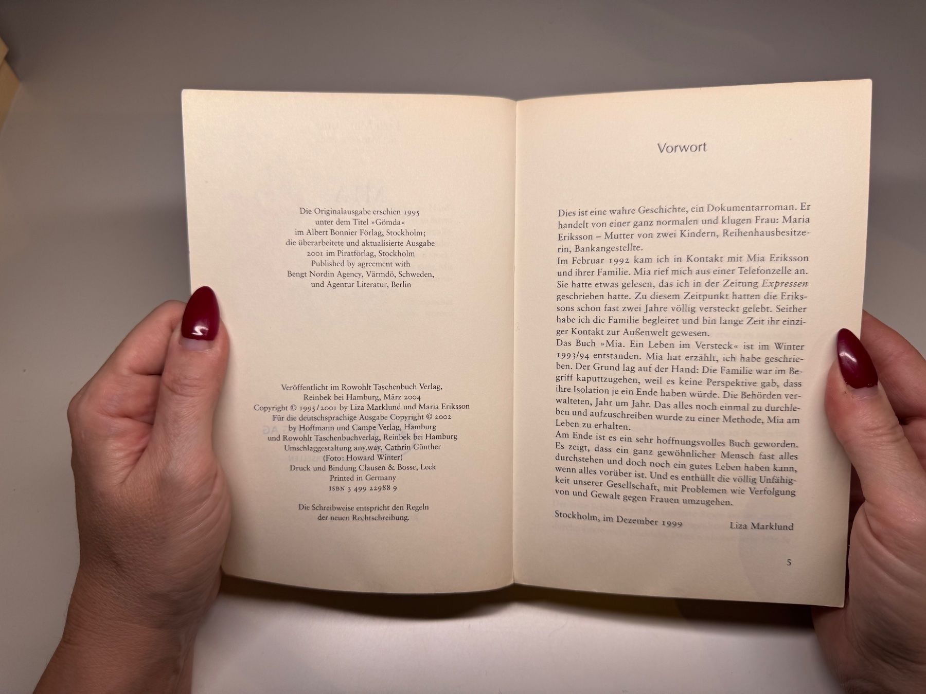 Libri: ROMAN: Liza Marklund, Mia – Usato da Grosswangen venduto da Deutsche_Romane 3