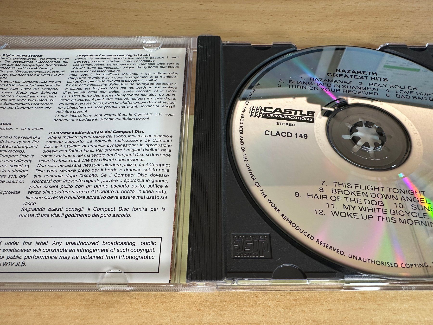CDs: Nazareth – Greatest Hits – Gebraucht aus Rikon im Tösstal von Alpenmutz 2