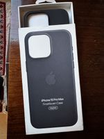 Cover iPhone 15 Pro Max (Black Fine Woven)