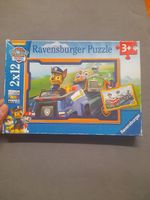 Paw Patrol Puzzle 2x12 Teile inkl. Vorlage