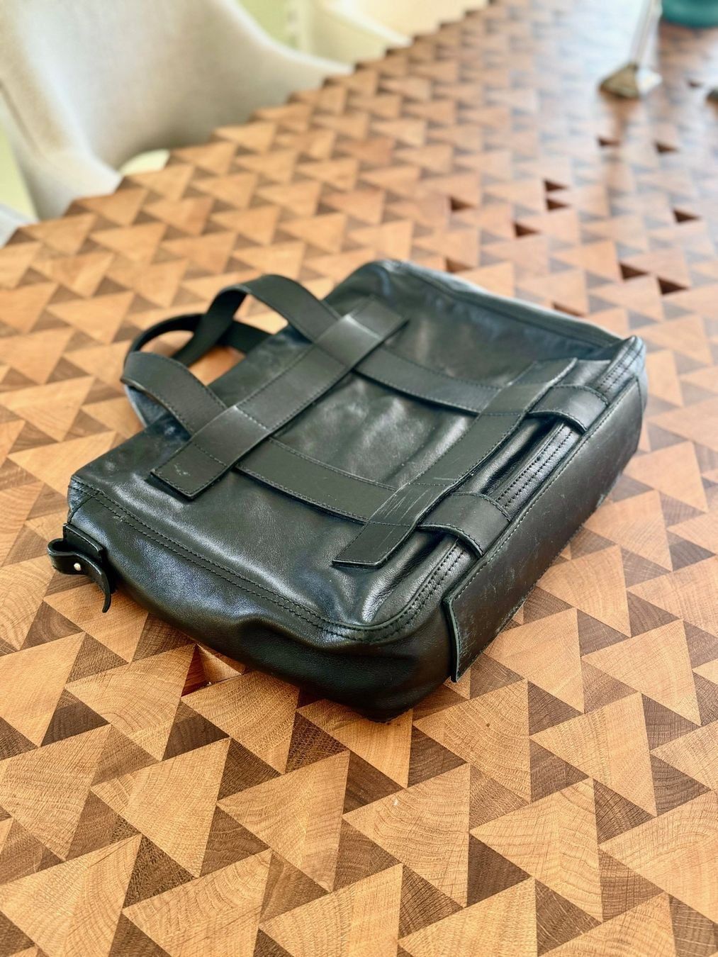 Koffer & Taschen: Designer-Aktentasche, Leder, schwarz -  Michaël Verheyden – Gebraucht aus Zürich von flowue
