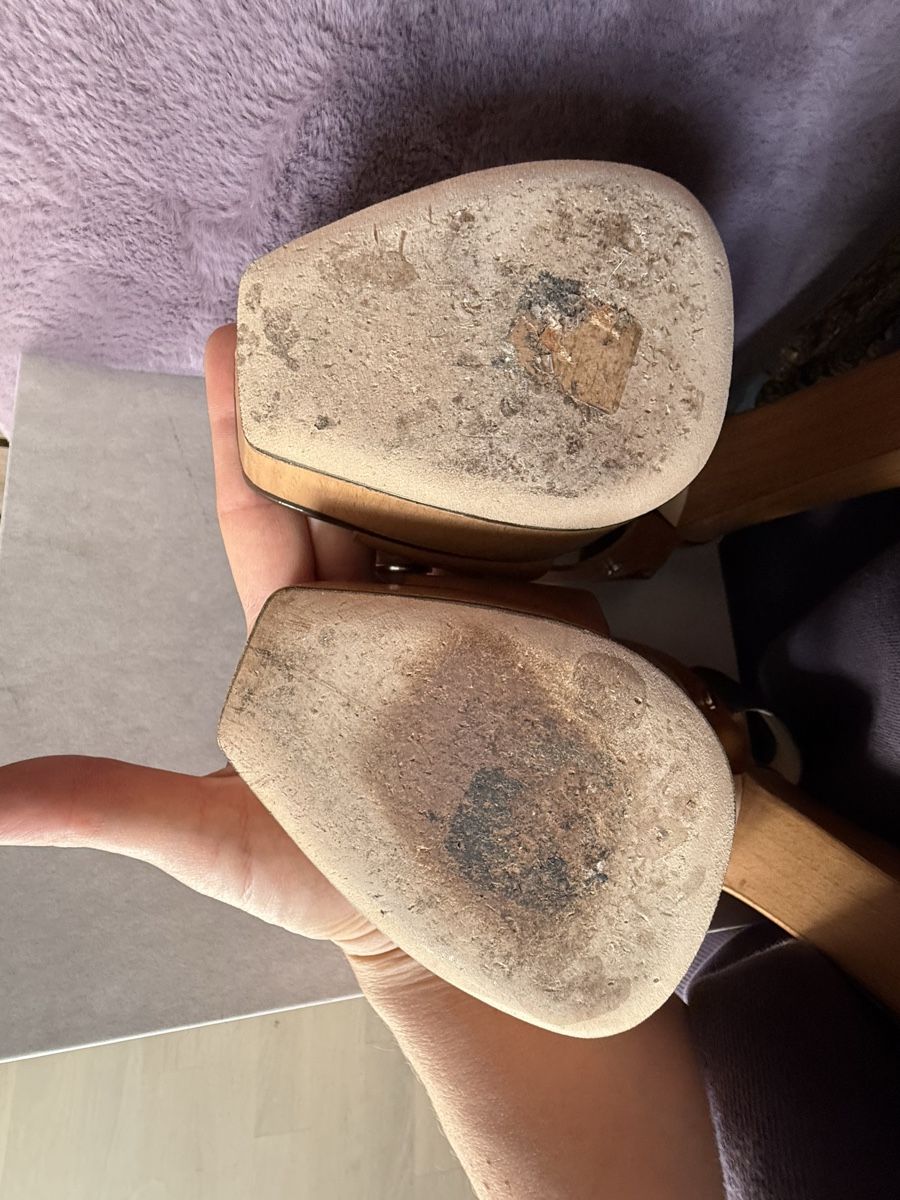 Jimmy Choo Damenschuhe: Jimmy Choo Sandales compensées en cuir 37 – Neu (gemäss Beschreibung) aus Aire-la-Ville von Luxury_dressing 8
