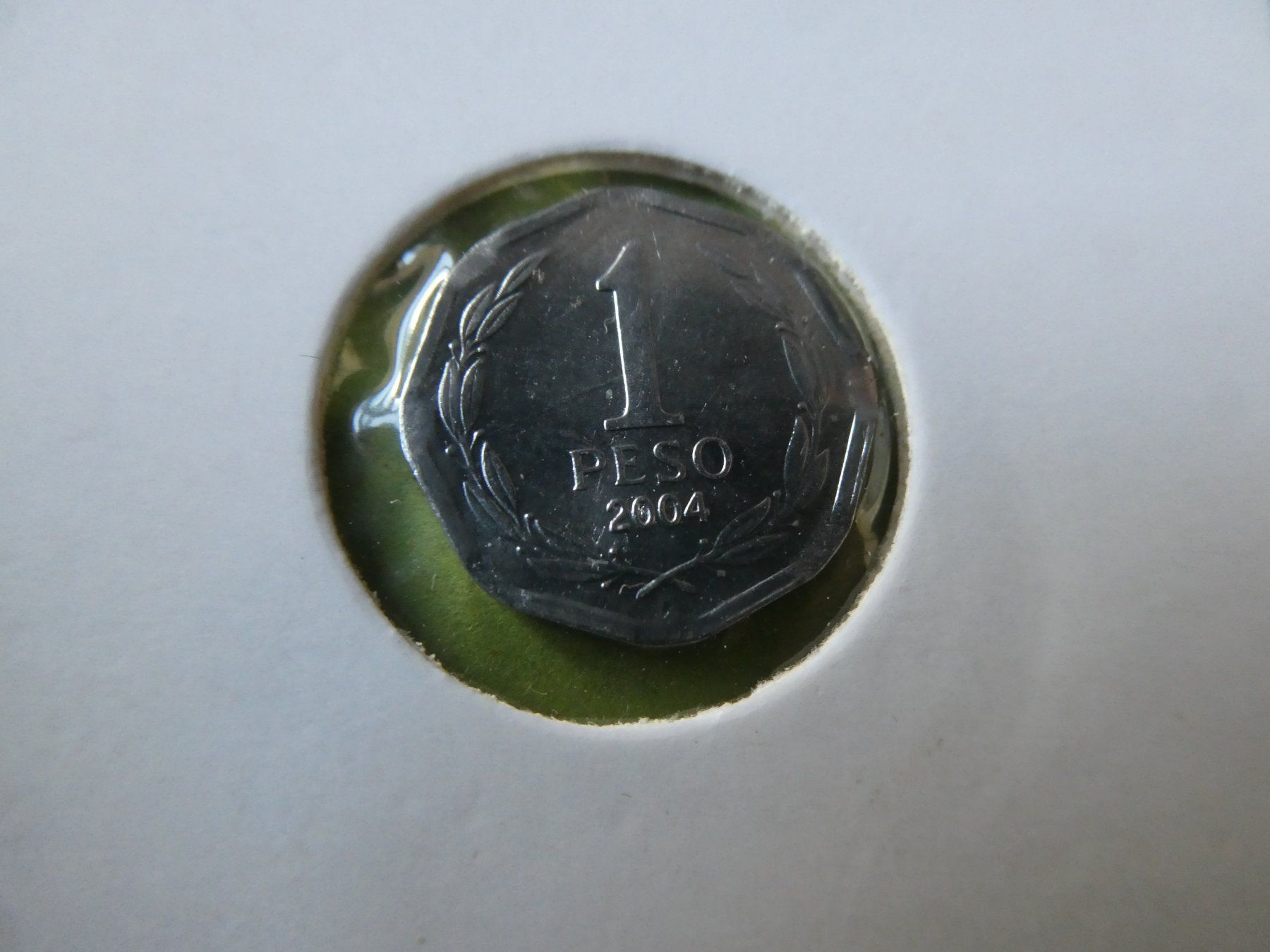 Alle Münzen: Chile 2004, 1 Peso    stgl. – Gebraucht aus Hinterforst von Rohusri 1