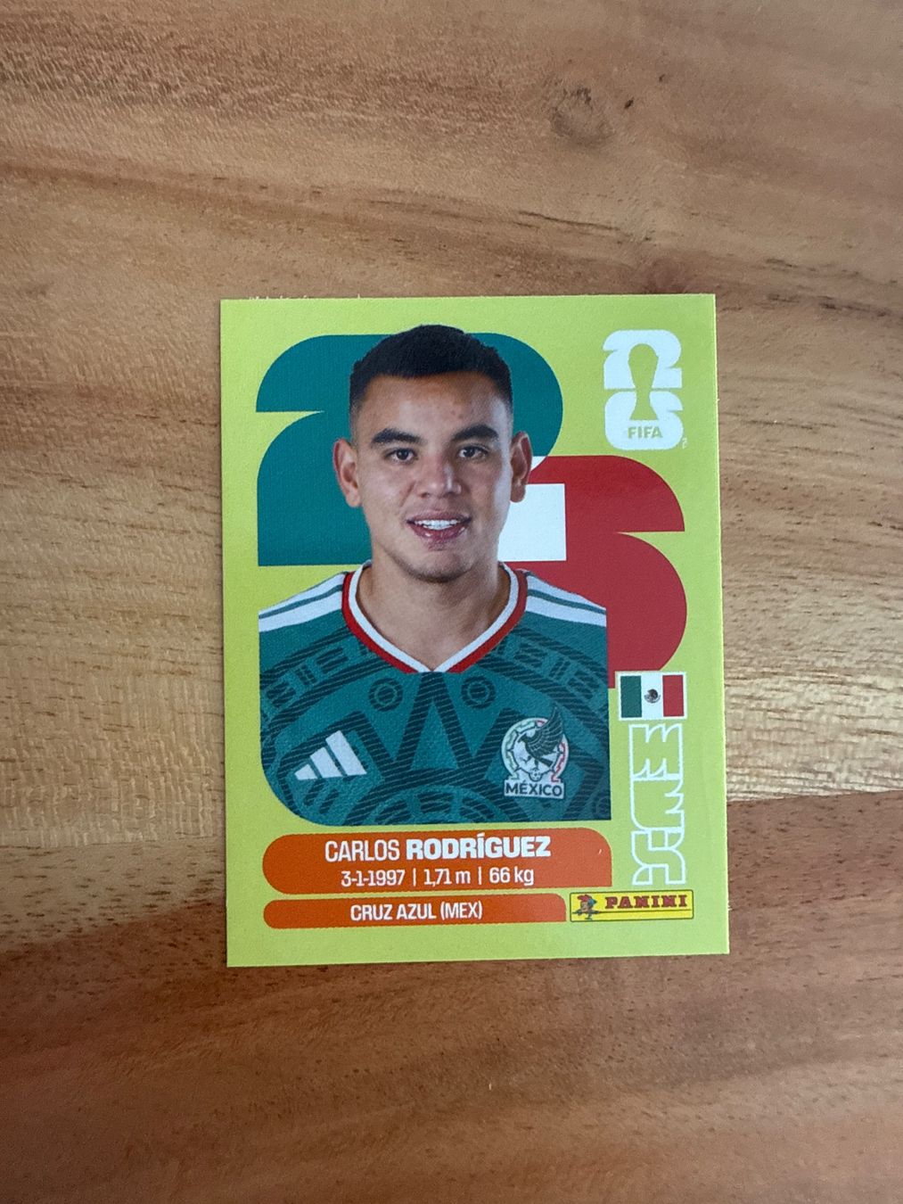 Panini Cartes à collectionner: WM 2026 Panini Sticker Carlos Rodriguez MEX 9 – D'occasion à Winterthur par ylaura