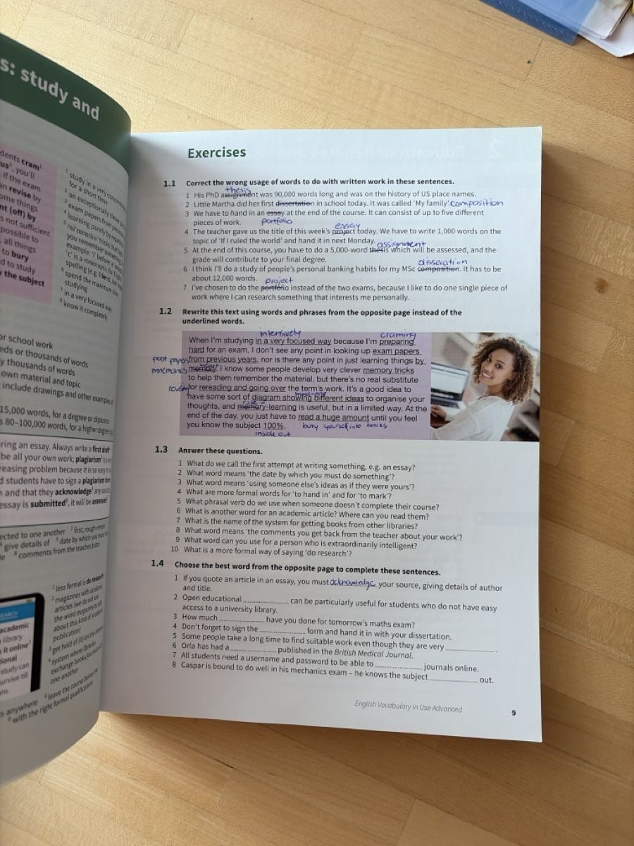 Libri: Englisch Vokabular C1/C2 - "In Use Advanced" Cambridge – Usato da Wangs venduto da SarahMeier1999 1