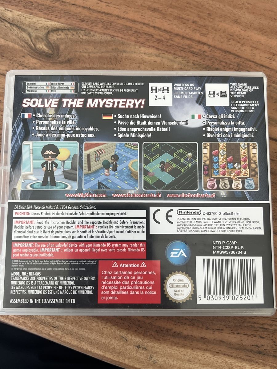Giochi: MySims Agents Nintendo DS Spiel neuwertig – Nuovo (secondo la descrizione) da Oensingen venduto da Chris_Odi 1