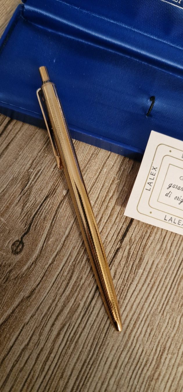 Stifte & Marker: Stylo à bille "LALEX" Plaqué or – Gebraucht aus Genève von Petit-Ange 8