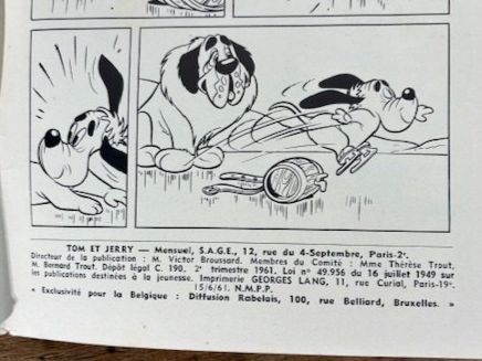 Fumetti: TOM ET JERRY, Vintage Comic – Usato da Zürich venduto da Baumgarten05 2