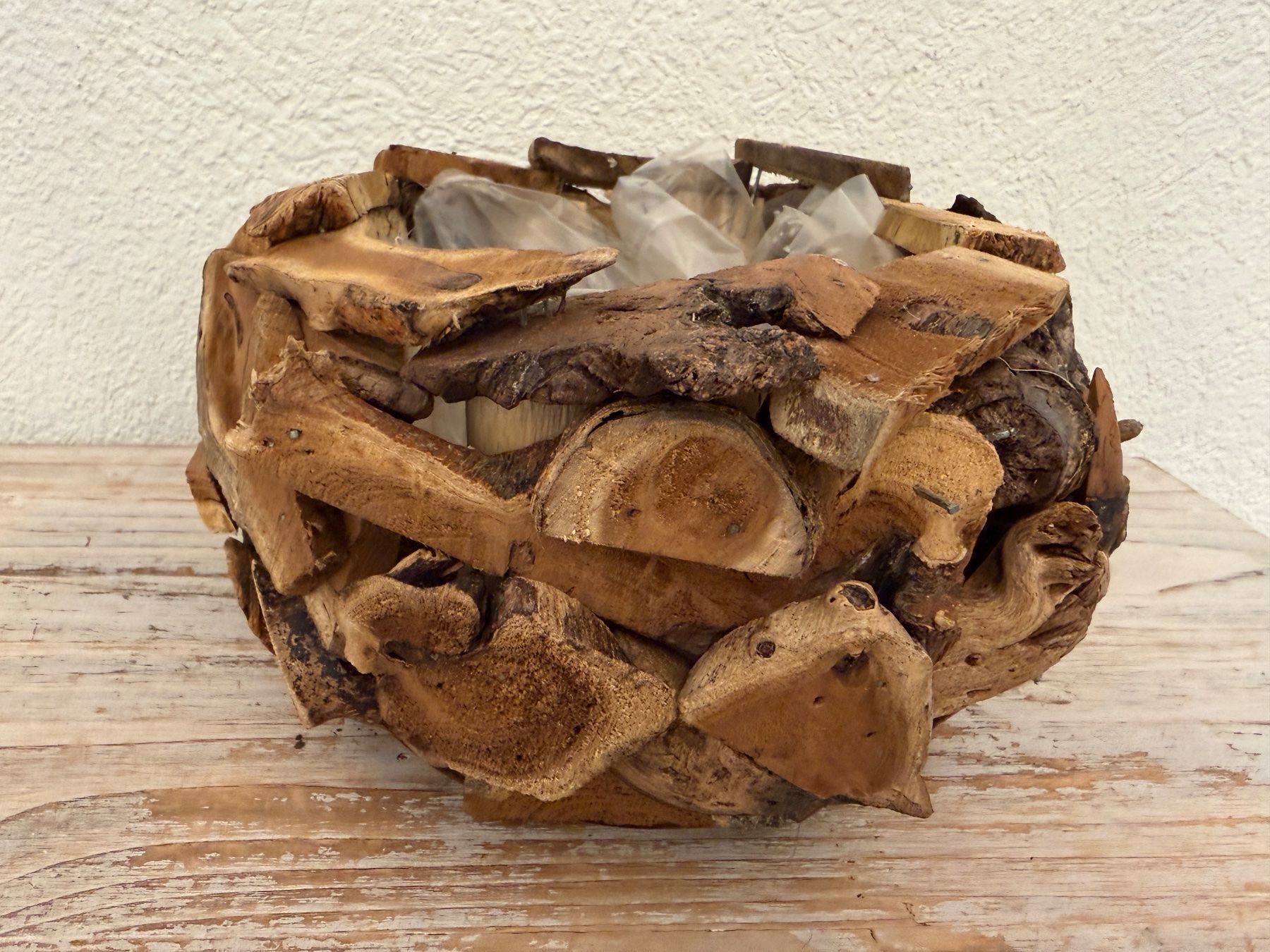 Vasi per fiori: Übertopf aus Holz – Nuovo (secondo la descrizione) da Wolfwil venduto da Inseider12 1
