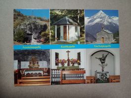 Ak Wallis Kapellen von Täsch bei Zermatt mehrbildrig