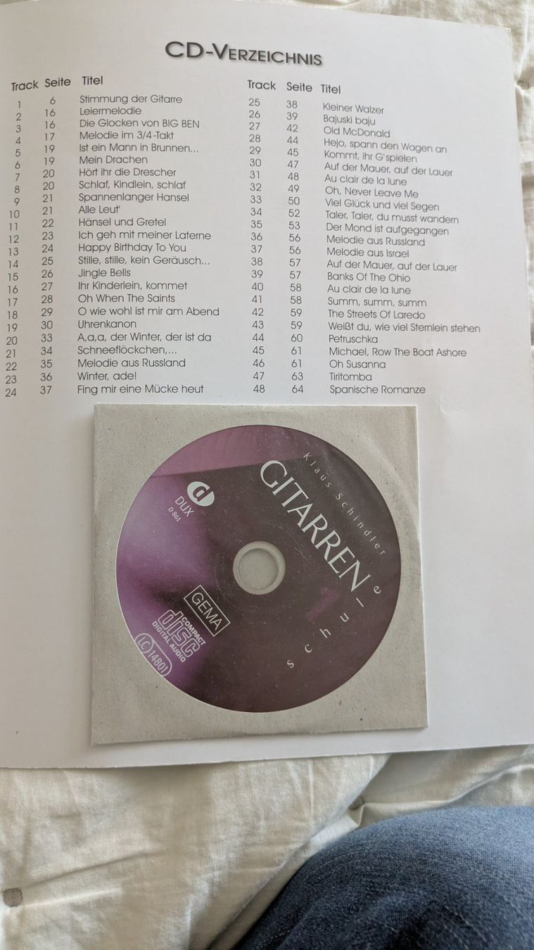 Libri: Gitarren Schule 1 mit CD – Usato da Vinelz venduto da rav_h9zs 3