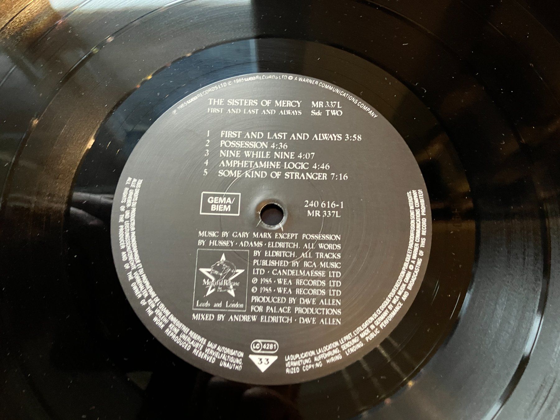 Dischi in vinile: The SistersOf Mercy – Usato da Aarwangen venduto da Jukebox3 8
