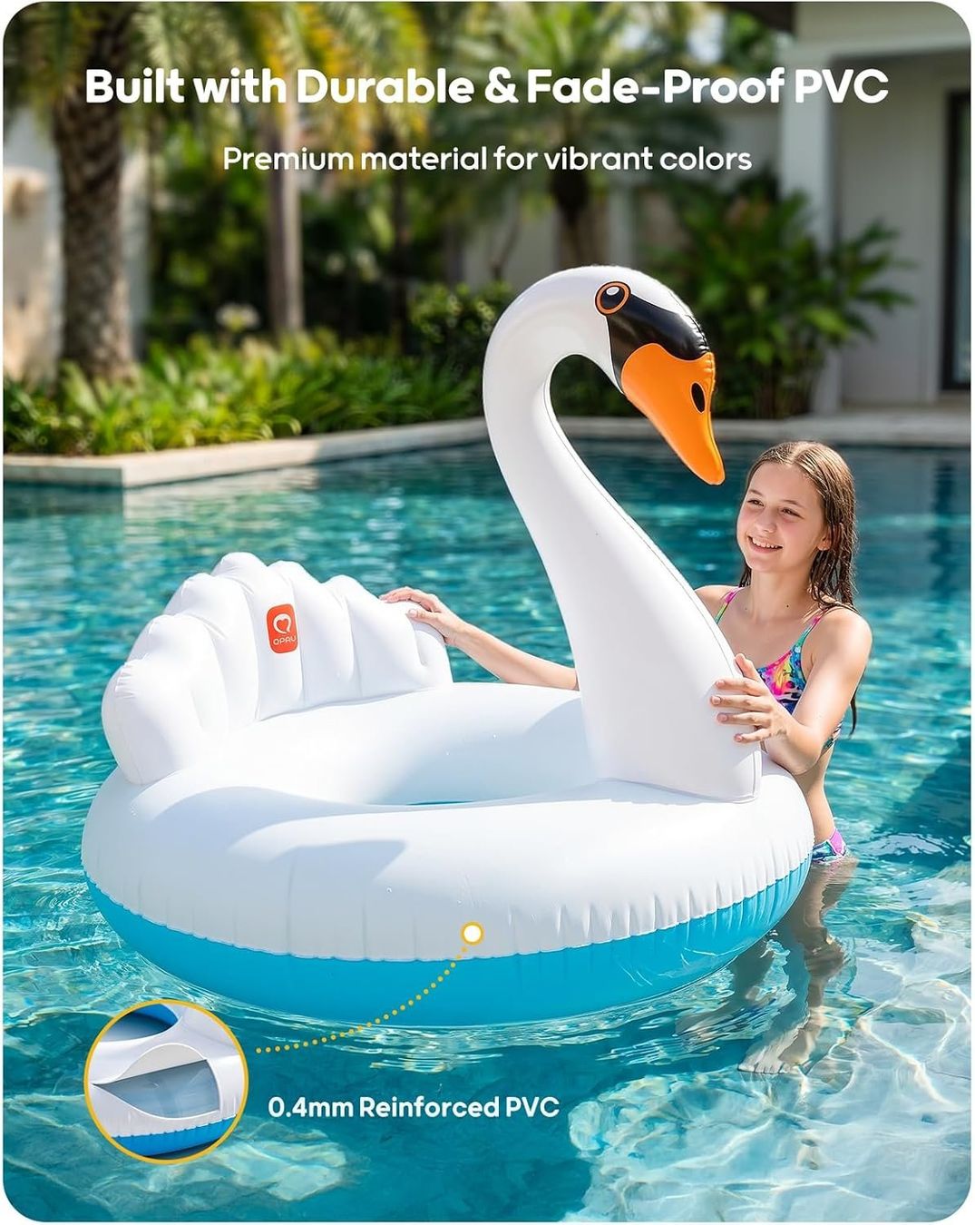 Schwimmringe: Aufblasbarer Schwan Pool Float Schwimmtier – Neu und originalverpackt aus Suhr von SchnapperCH 5