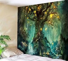 Wandbehang Mystischer Baum 230 x 150cm
