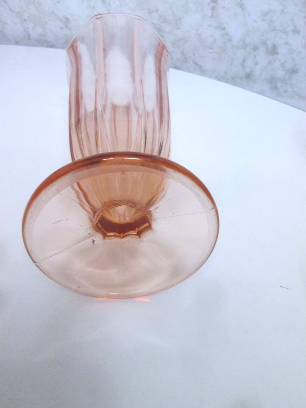 Vase & Récipients: Glasvase in Rosa – D'occasion à Sementina par babucia 1
