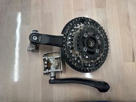 Shimano FC-T521 Kettenradgarnitur 170mm, 44-32-24 AE
