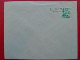 1938: seltener Stabstempel: LA FORCLAZ (VALAIS) auf Nr.202