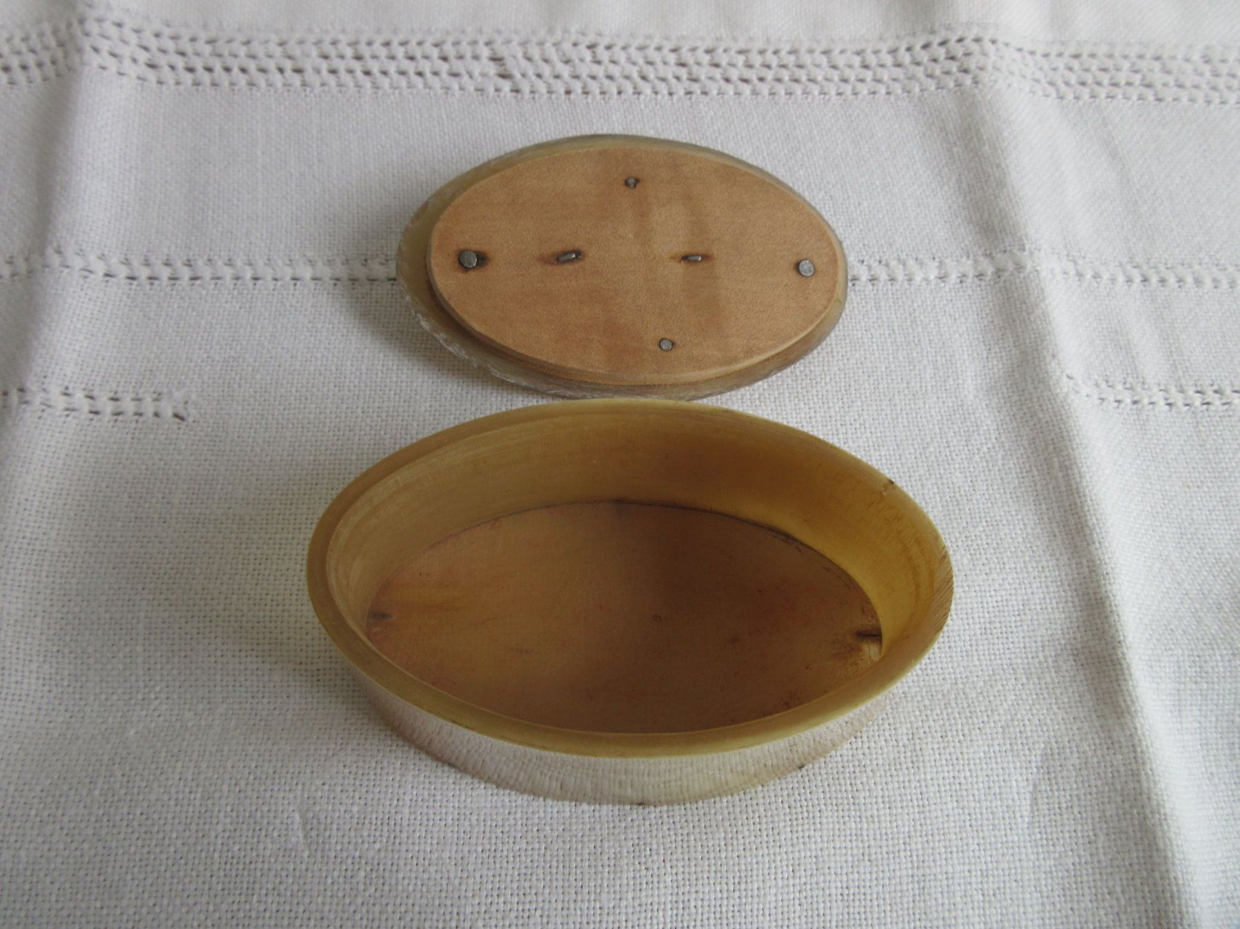 Tabacchi: Antike Schnupftabakdose aus Horn, ca. 1930 – Usato da Binningen venduto da mondoantico 1