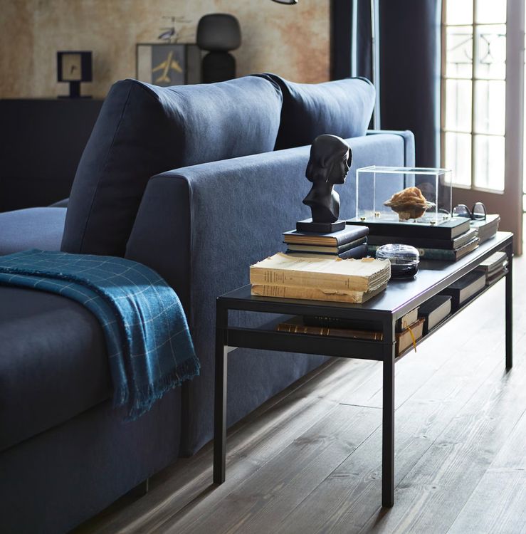 NYBODA black coffee table w/ reversible table top (Gebraucht) in Zürich ...