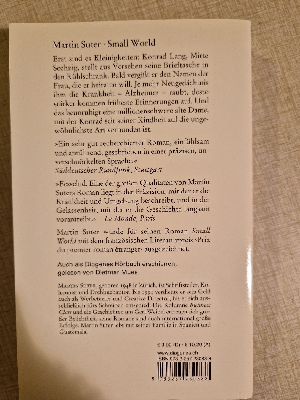Libri: Martin Suter Small World – Usato da Zürich venduto da hogerseppvreni 1