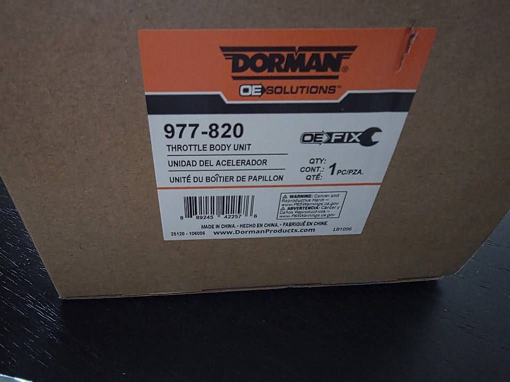 Elektronikbauteile: Dorman 977-820 Drosselklappe – Gebraucht aus Zürich von LL94 3