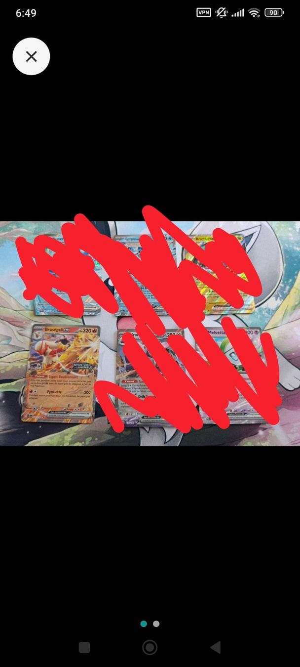 Pokémon Sammelbilder & Trading cards: Brasegali EX FR – Neu (gemäss Beschreibung) aus Worben von HartiMariem