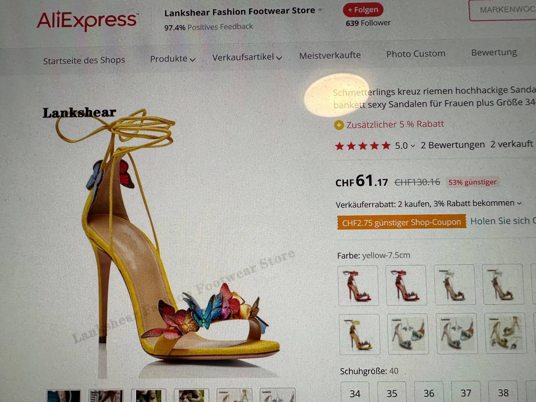 Scarpe da donna: SANDALE – Usato da Bottighofen venduto da M.O.L 1