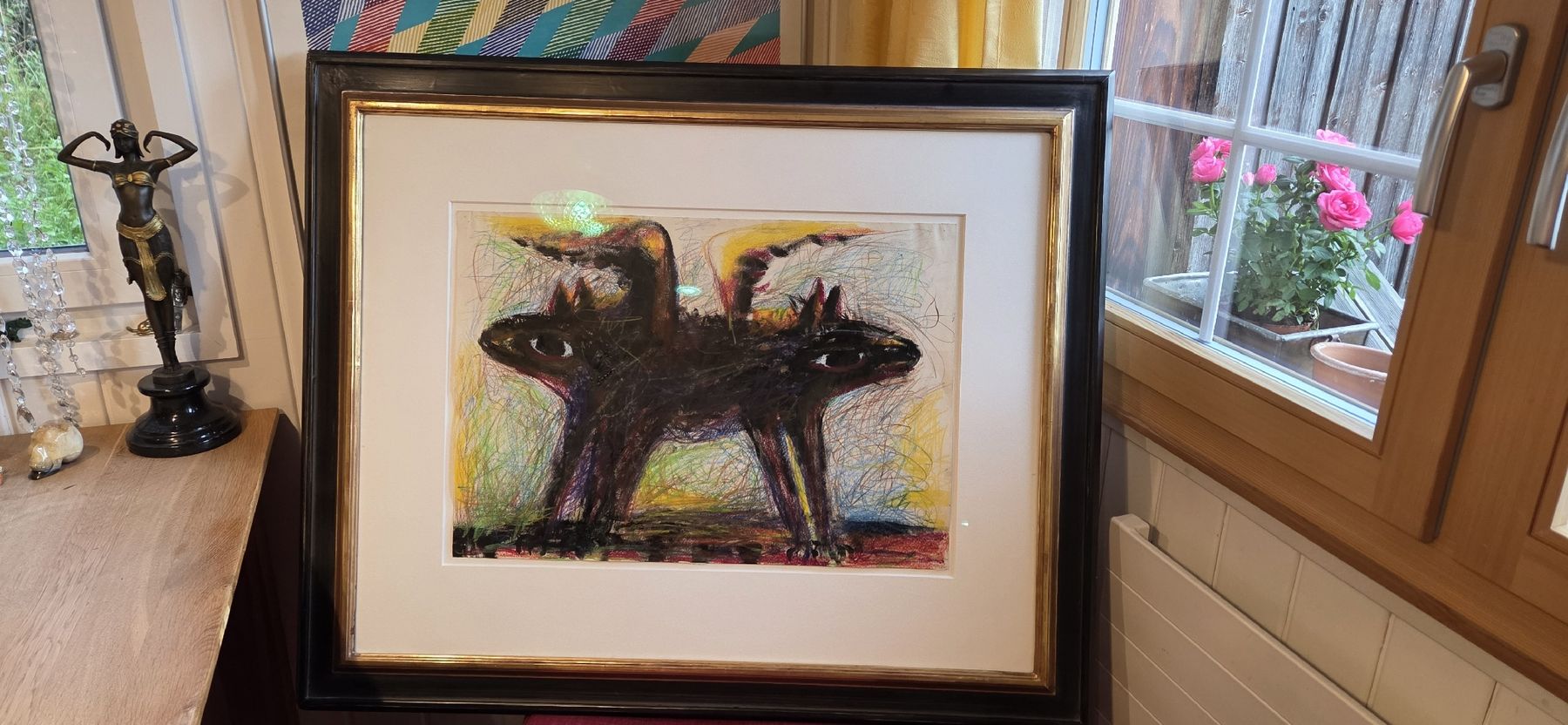 Tableaux: Original Mischtechnik Nachkriegskunst – D'occasion à Rehetobel par hobirot01 3