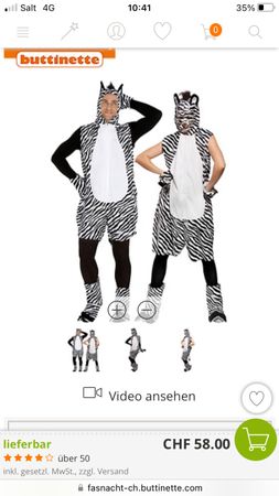 Buttinette - Zebra Damen