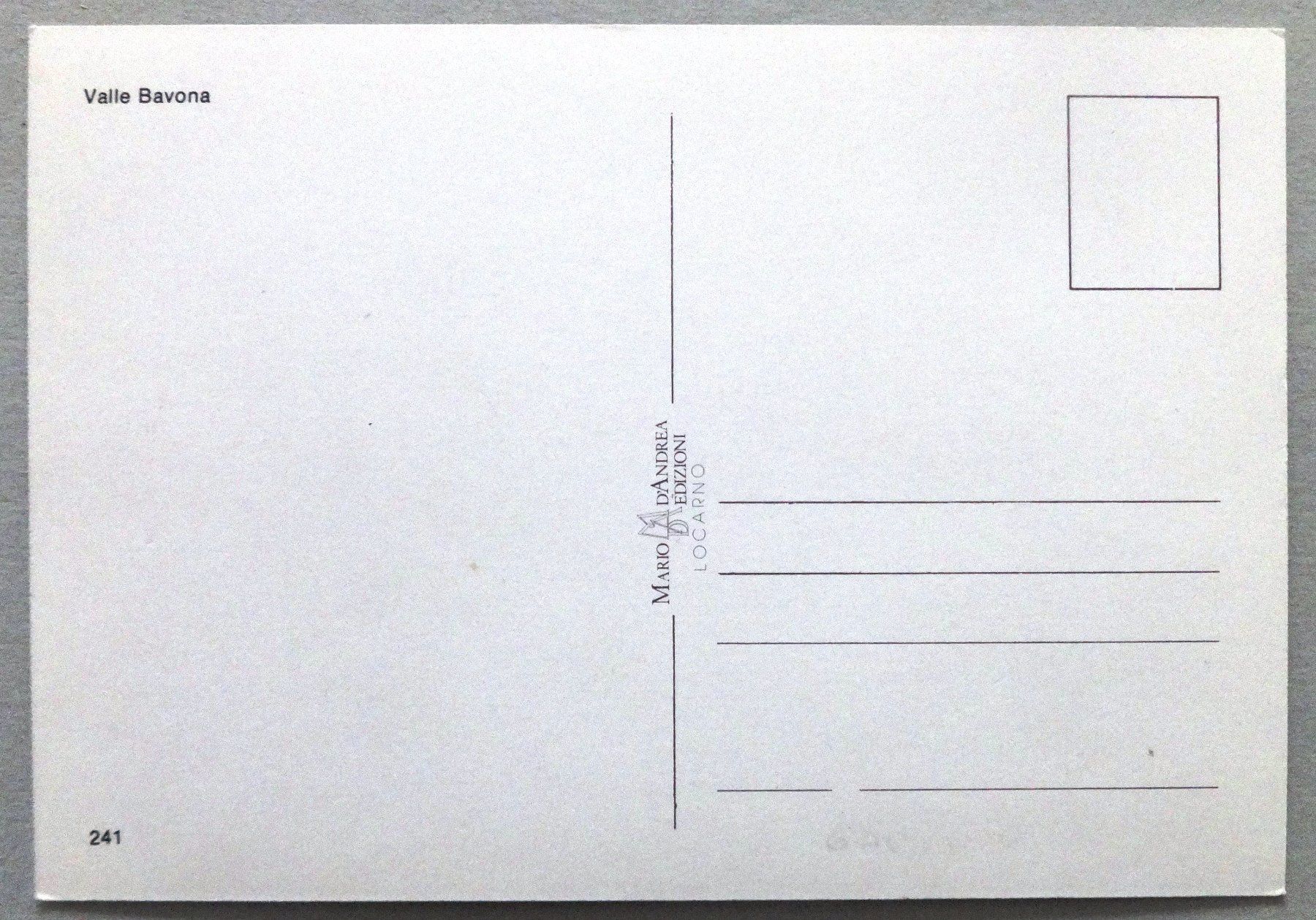 Cartoline postali: Valle Bavona – Usato da Fétigny venduto da Billy2miny 1