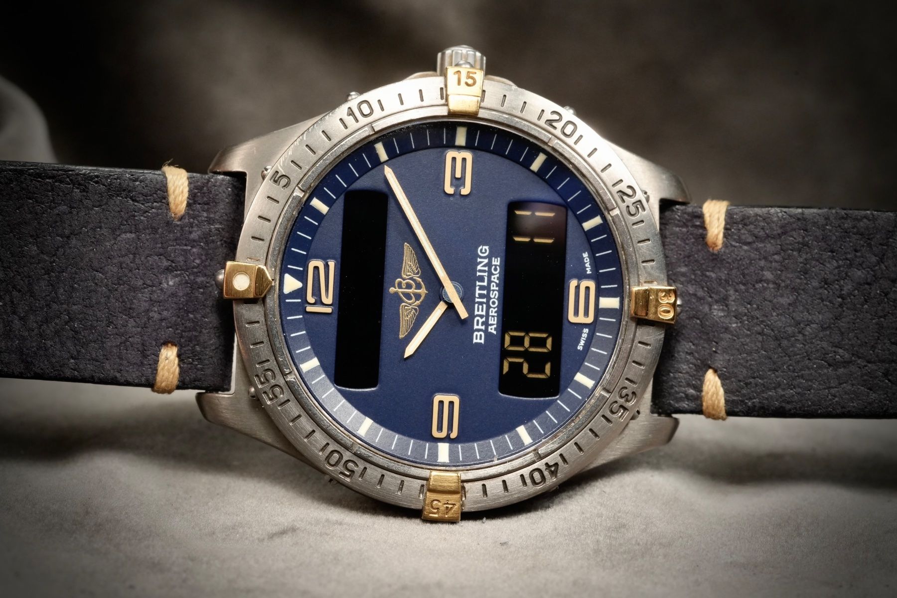 Breitling Orologi: Breitling Navitimer Aerospace  Ref. F56062 Titanium + Papers – Usato da Morcote venduto da chronoservice 9