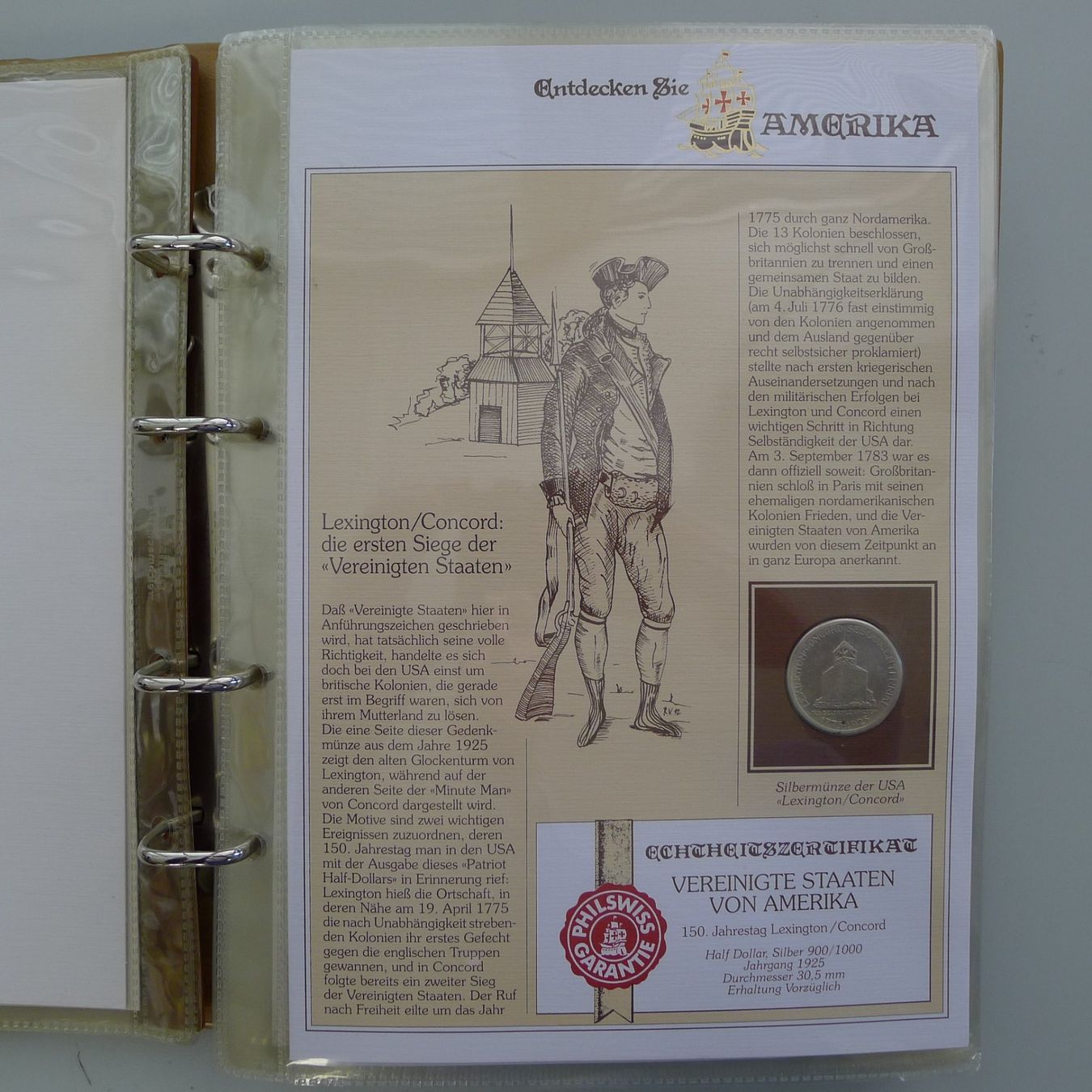 Tutti le monete: 1921-1999 Münz-Sammlung Entdecken Sie Amerika + 225g Silber – Usato da Sursee venduto da Luzernerraute 5