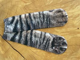 NEU! Chaussettes pattes de chat T.U. / Katzenpfoten-Socken