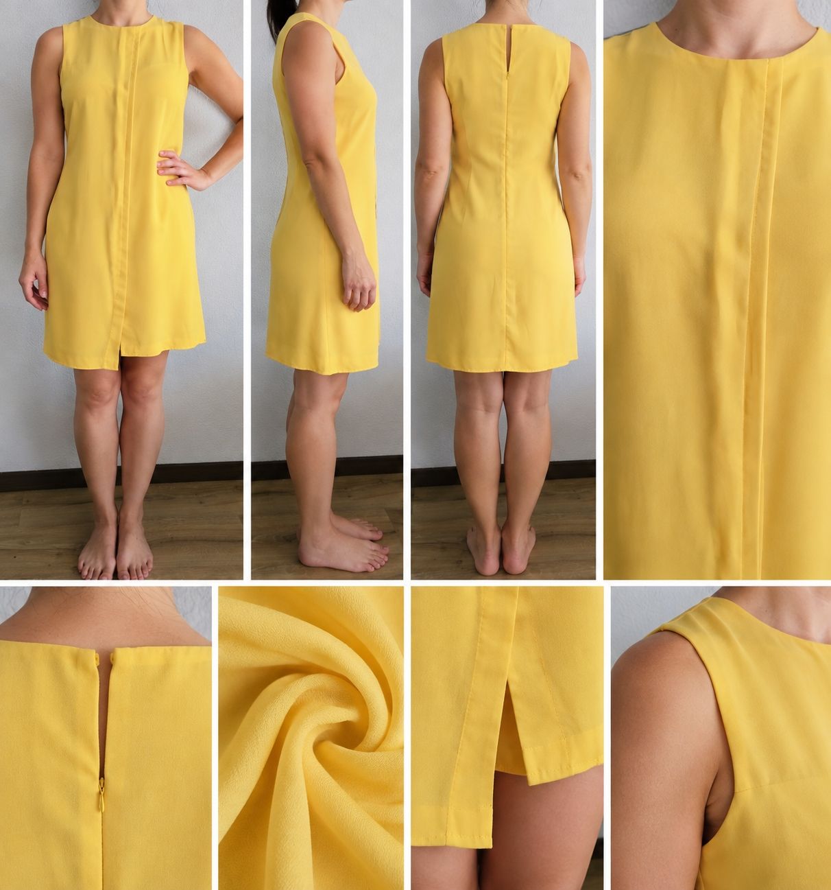Kleider: Kleid Mango gelb Grösse S – Gebraucht aus Grosshöchstetten von Qenko