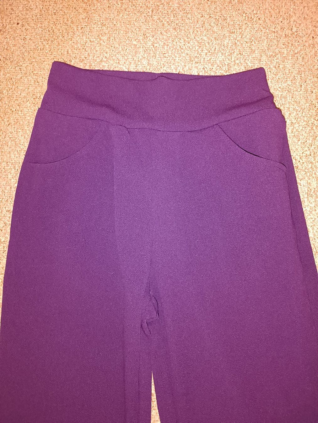 Shein Pantaloni: Schlaghose Stretch mit hoher Taille dunkelviolett – Nuovo (secondo la descrizione) da Horn venduto da sonjamenzi 1