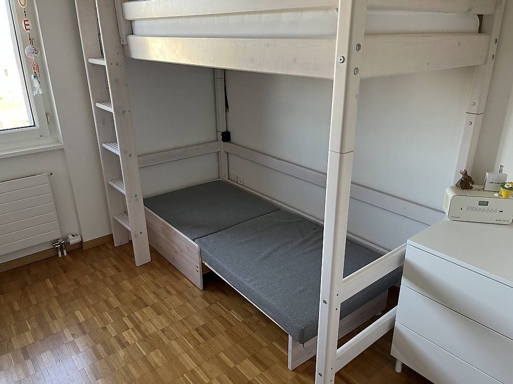 Letti: Flexa Hochbett mit Sofabett Massivholz – Usato da Ebmatingen venduto da brunosaurio 1