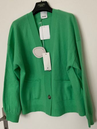 ALLUDE Wolle Kaschmir oversize Strickjacke Gr XL NEU NP 380