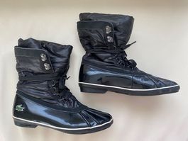 Extravagante seltene LACOSTE Winter-Stiefeletten, Gr. 38