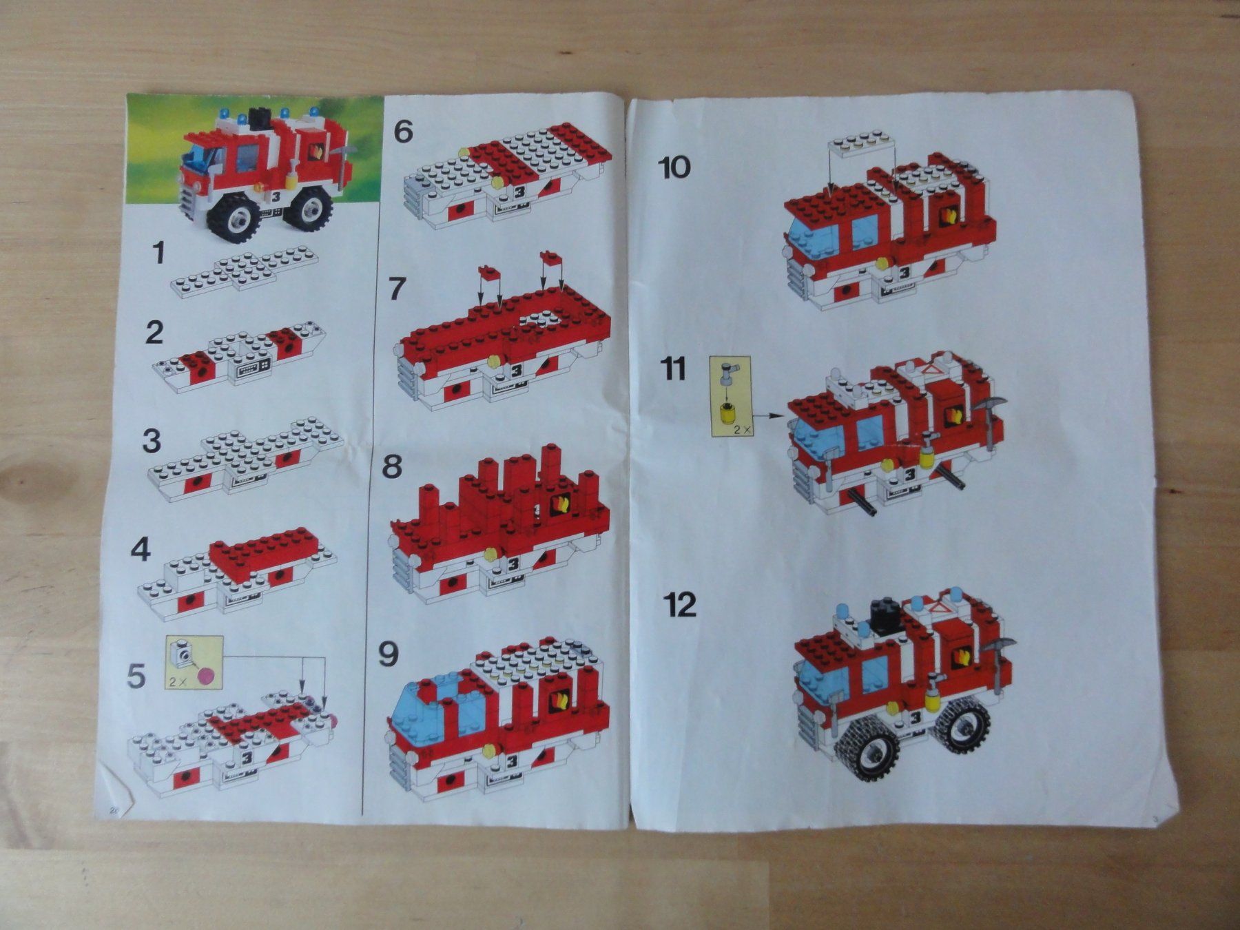 Lego Documenti: LEGO Basic 735 Bauanleitung (Jahr 1990) – Usato da Zürich venduto da piroma 4