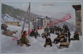 Graubünden Davos Kurhaus Clavadel /  anno dazumal