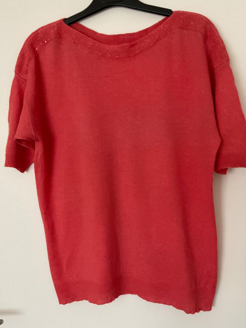 Maglioni & Felpe: LE TRICOT PERUGIA Leinen Pullover Gr M orange – Usato da Urdorf venduto da alda02