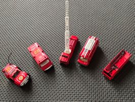 Feuerwehr Spielzeugautos 5 Stk. guter Zustand