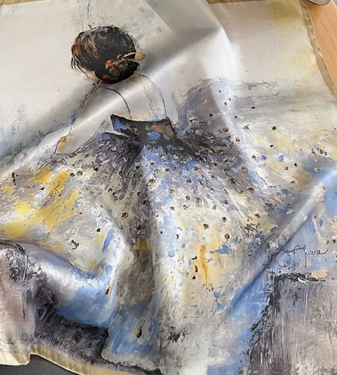 Foulard & Sciarpe: Silk Scarf – Nuovo e nell'imballaggio originale da Rapperswil SG venduto da Gemstonebyyo 1