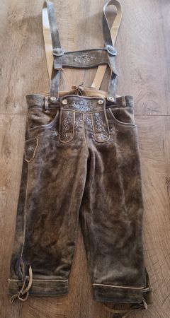 Lederhose / Pantalon en cuir traditionnel de chez LEHNHERR