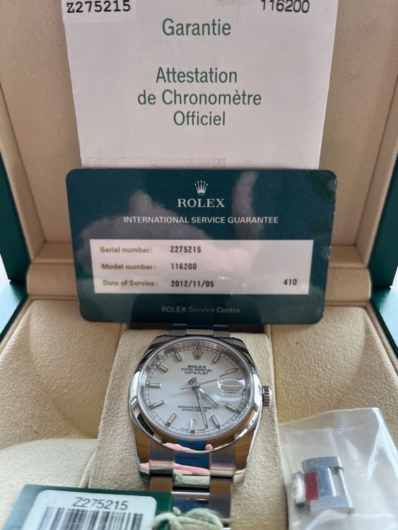 ROLEX OYSTER PERPETUAL DATEJUST 116200 4