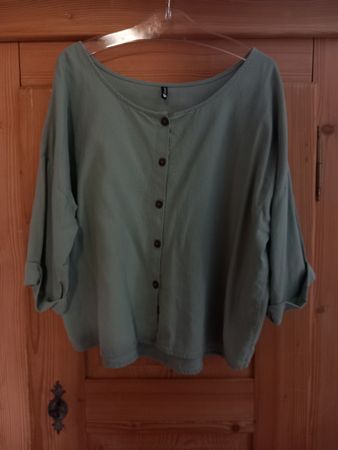 Bluse olive grün, M